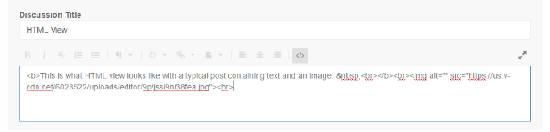 HTML View