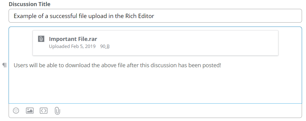 Successful File Upload